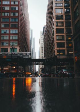 Streets With Moving Train