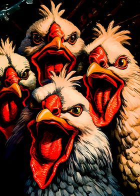 Funny Chickens