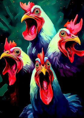 Funny Chickens