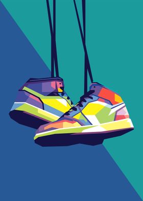 Shoes Pop Art 