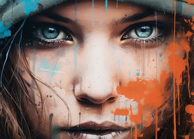 Graffiti girl