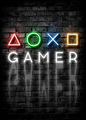 Gamer Neon Gaming