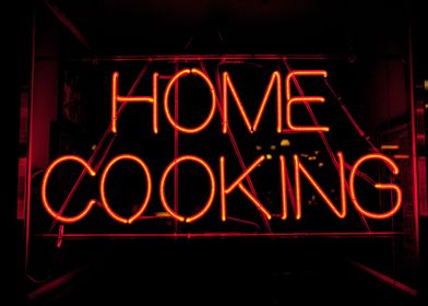 Kitchen Cooking Neon Sign