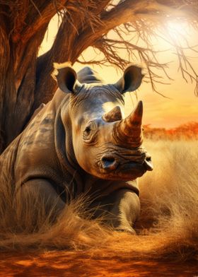 Majestic Rhinoceros