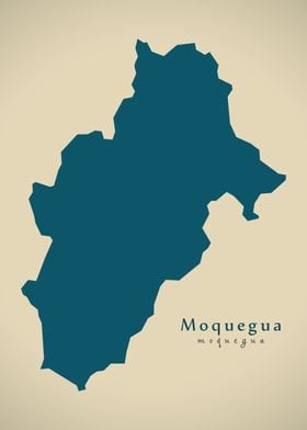 Moquegua Peru region map