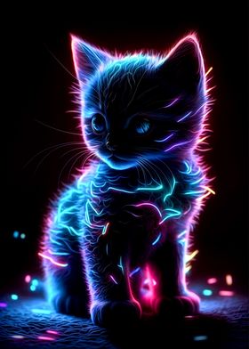 Neon Cat