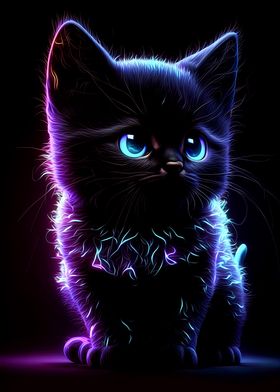 Neon Cat