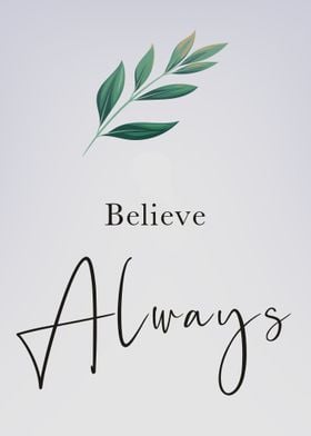 Believe Always