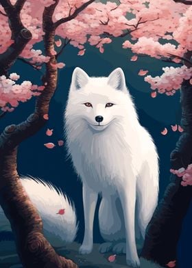 cherry blossom wolf 