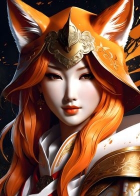 Kitsune Fox Girl Fantasy