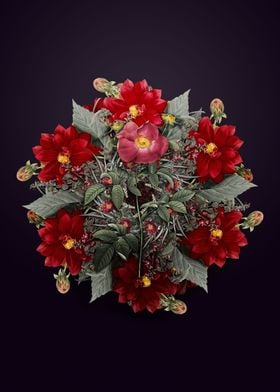 Stapelia Rose Bloom Wreath