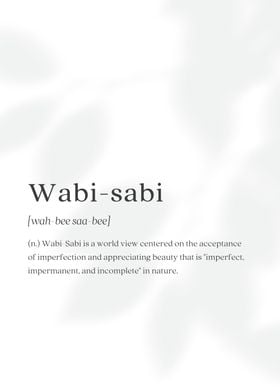 WABI SABI DEFINITION