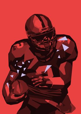 American Football Pop Art