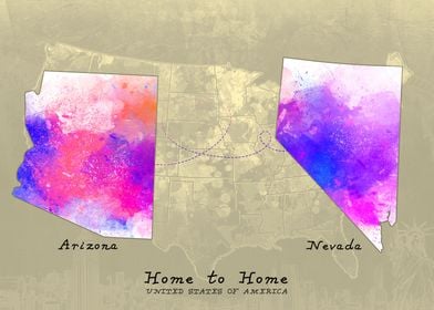 Arizona to Nevada