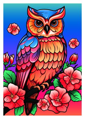 Colorful Owl