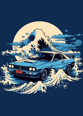 Japanese Retro Car