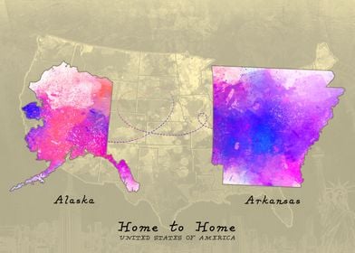 Alaska to Arkansas