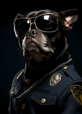 A dog police chief