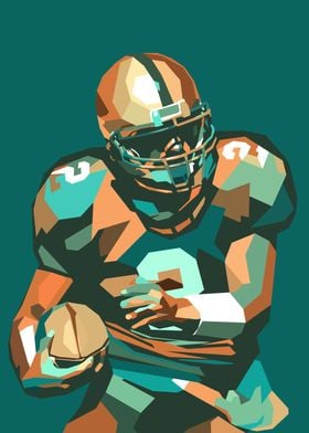 American Football Pop Art