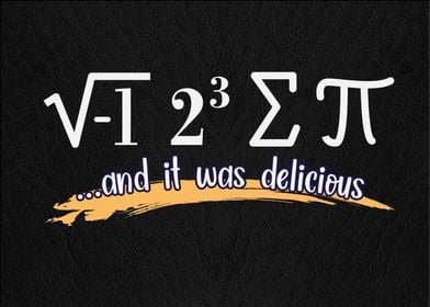 I ate some pie Math Joke