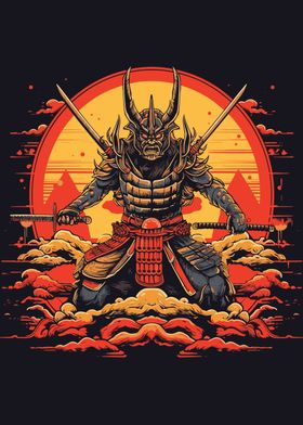 Japanese Samurai Art