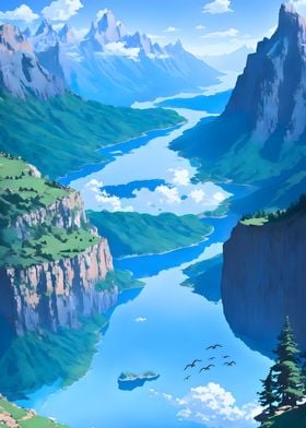 Anime Nature Landscape