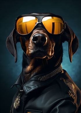 A dog policeman
