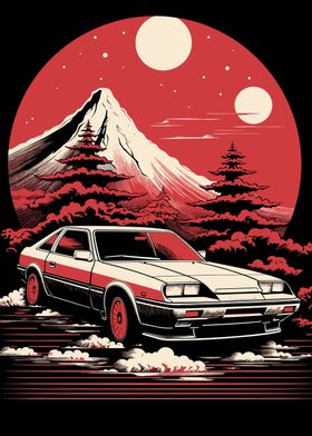 Japanese Retro Car