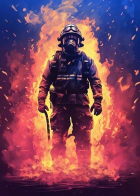 Firefighter Flame