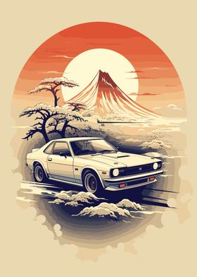 Japanese Retro Car