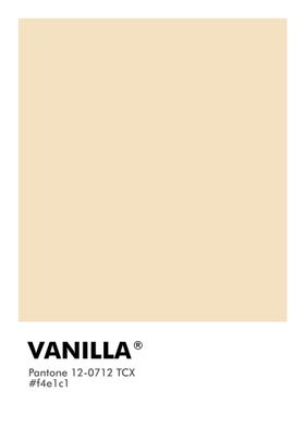 PANTONE VANILLA