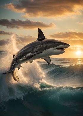 Killer Shark Of Sunset