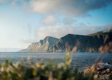 Towering cliffs