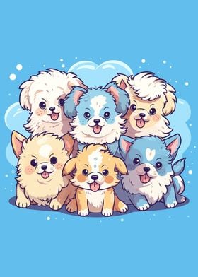 Dog Kawaii Animals