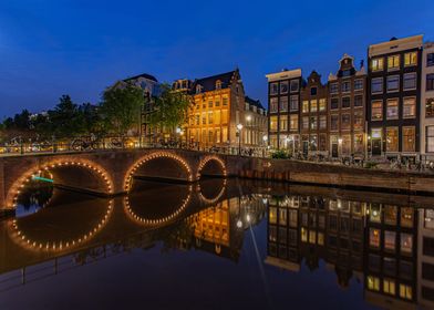 Amsterdam Canals at Night