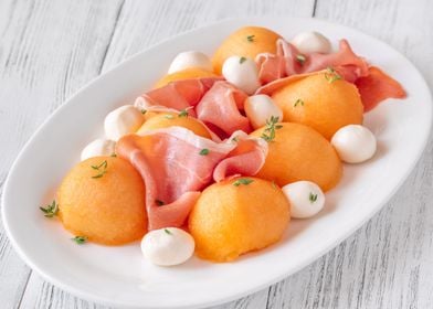 Prosciutto with Melon and 