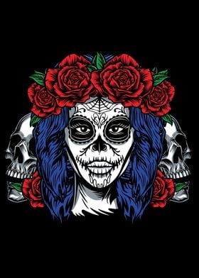 La Catrina Los Muertos Day