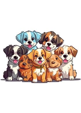 Dog Kawaii Animals