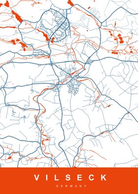 MAP VILSECK GERMANY 