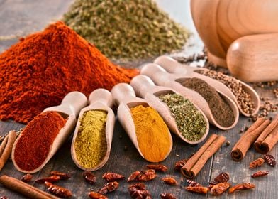 various spices