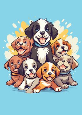 Dog Kawaii Animals