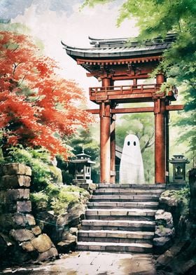 A Ghost at a Torii Gate
