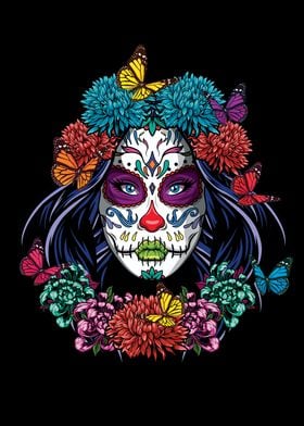 La Catrina Los Muertos Day