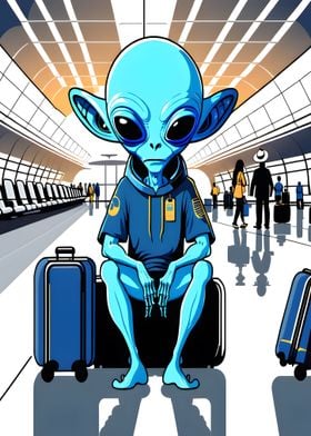 Alien at the Airport