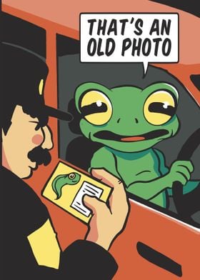 Frogs License Comic