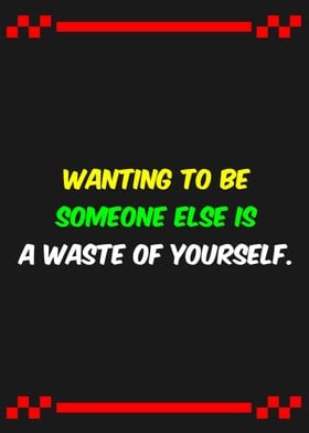 wanting to be someone