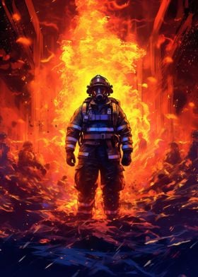 Firefighter Flame