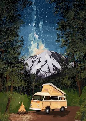 The Mountain Campfire