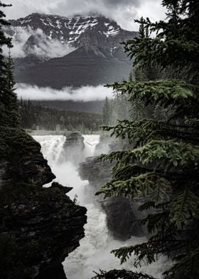 Nature Mountain Waterfall
