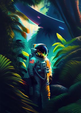 Astronaut In The Jungle